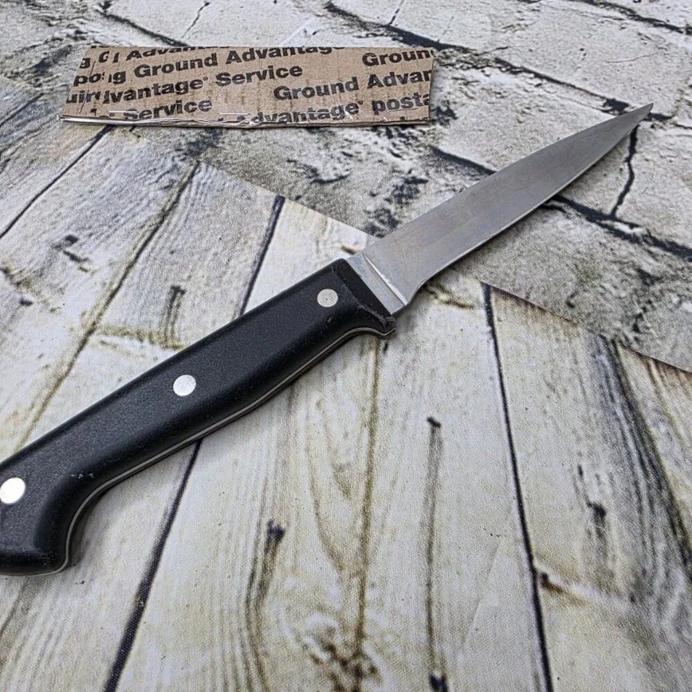 Gerber 5 1/2 Inch Utility Kitchen Knife One Missing Rivet